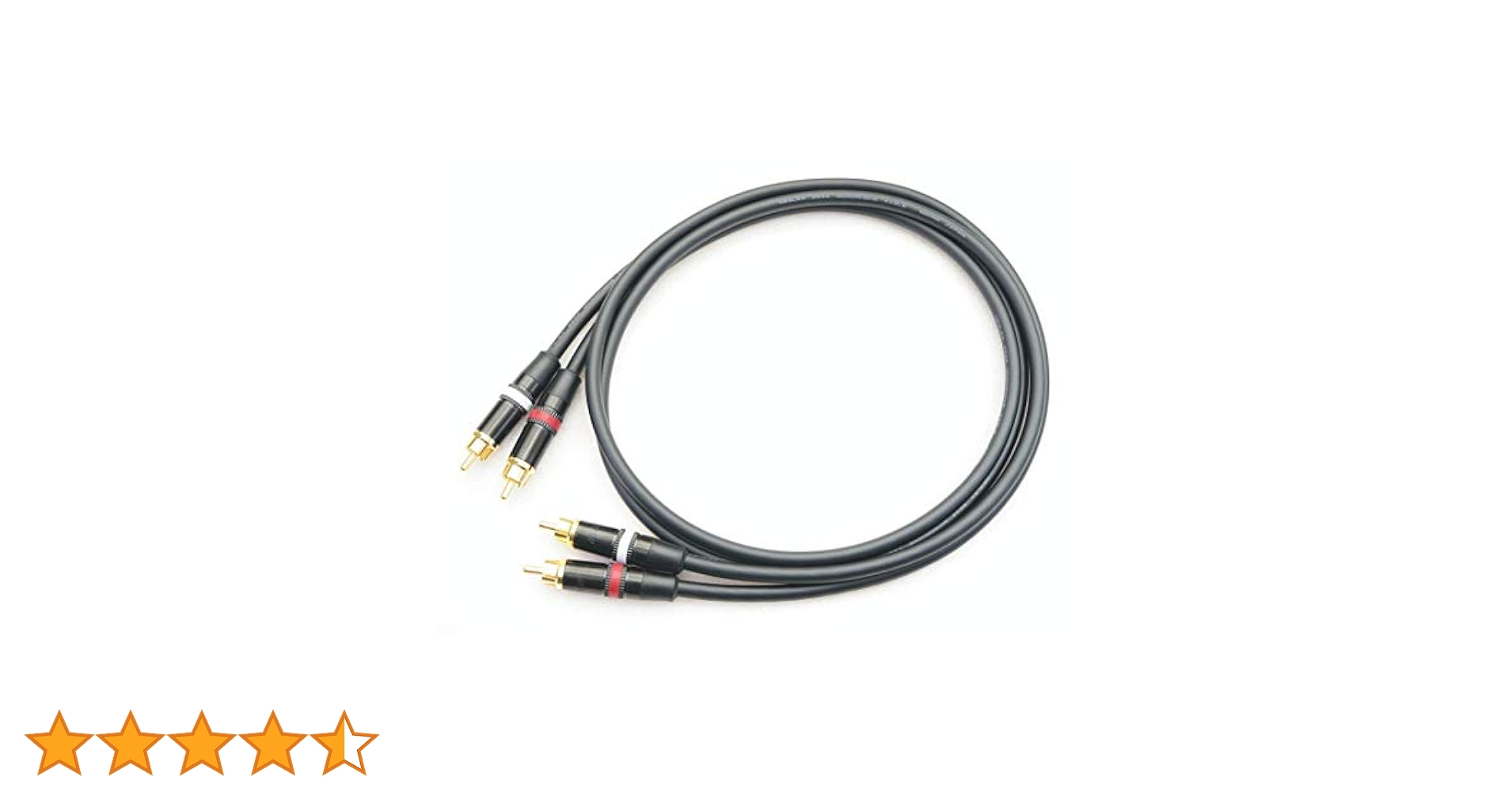 Amazon | MOGAMI モガミ 2534 RCA 赤白ライン 2本ペアケーブル